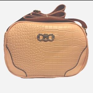 Women’s Small 3 Pocket Shoulder Bag- Light Mauve